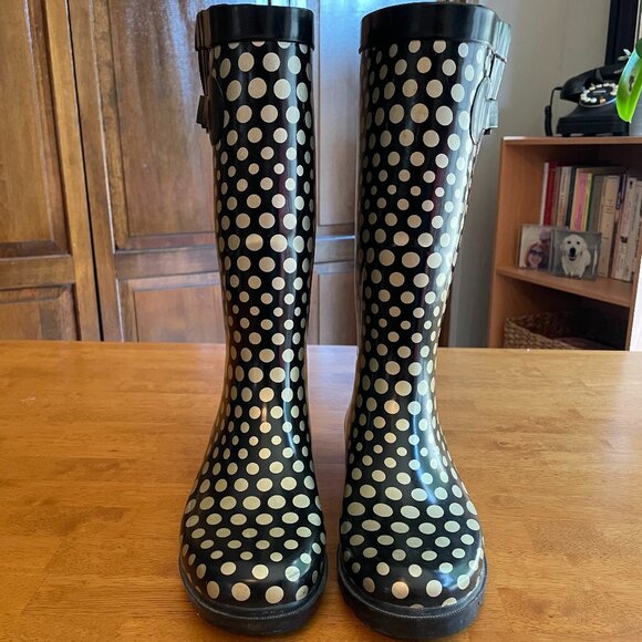 Size 6 Capelli of New York polka dot rain boot - Picture 7 of 11